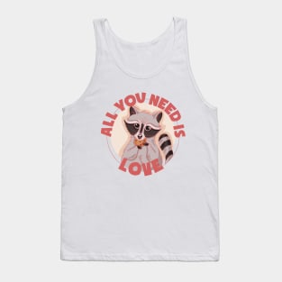 Love Raccoon Tank Top